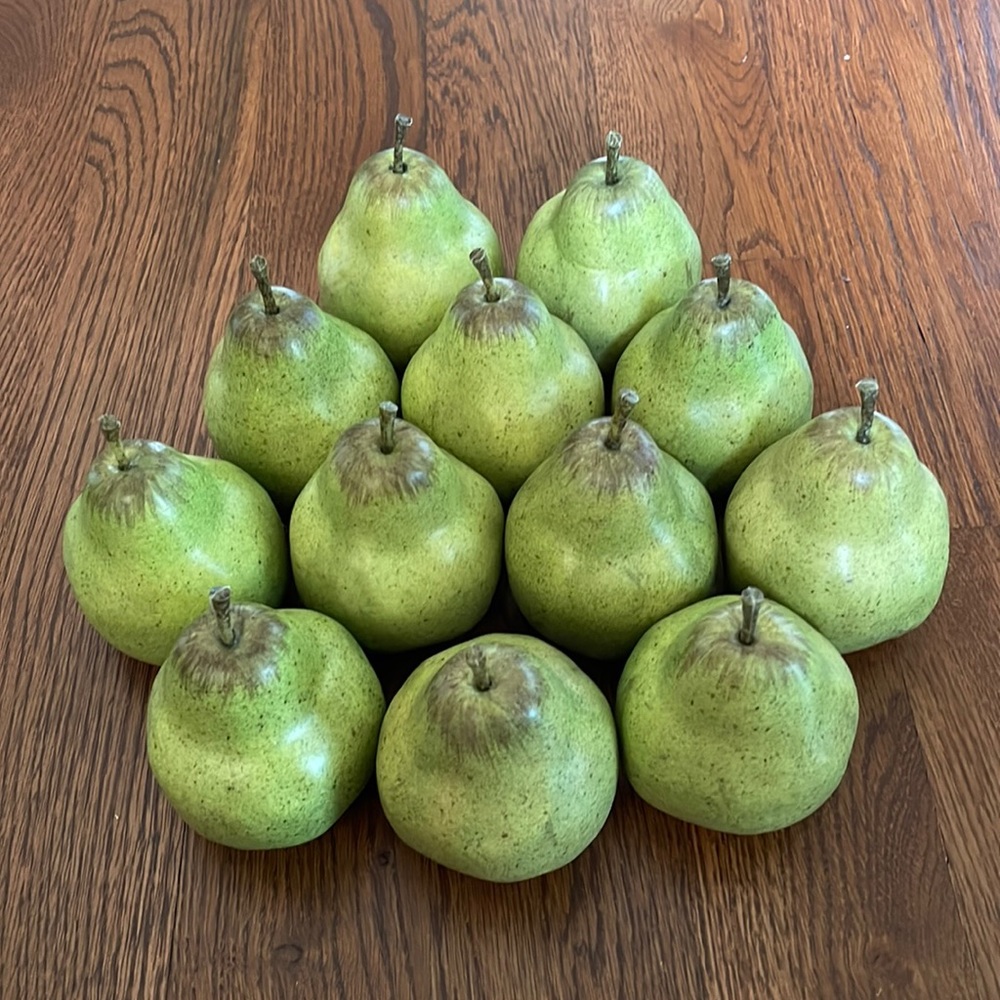 Artificial Pears for decorating